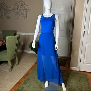 Gianni Bini Cobalt Blue Maxi Sundress Size Small NWT